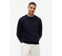 Sweatshirt TOMMY HILFIGER "ESSENTIAL FLEECE CREWNECK", Herren, Gr. XL, blau (desert sky), Sweatware, Obermaterial: 60% Baumwolle, 40% Polyester, unifarben, Basic hüftlang, Rundhals, eingesetzt Bündche