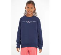 Sweatshirt TOMMY HILFIGER "ESSENTIAL SWEATSHIRT" Gr. 5/110, blau (marine) Jungen Sweatshirts für und Mädchen (28845154-5)