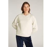 Tommy Hilfiger Damen MDRN REG Corp Logo C-NK SWTSHRT WW0WW39791 S/S Polo, Brown (Oatmeal Heather), M