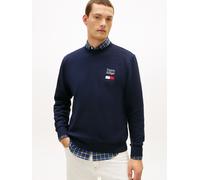 Sweatshirt TOMMY HILFIGER "TOMMY EMBRO FLAG", Herren, Gr. XXL, desert sky, Sweatware, Obermaterial: 63% Baumwolle, 37% Polyester, unifarben, regular fit normal, Rundhals, eingesetzt Rippbündchen, Swea