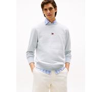 Sweatshirt TOMMY HILFIGER "TOMMY LOGO", Herren, Gr. M, bros, Sweatware, Obermaterial: 70% Baumwolle, 30% Polyester, normal hüftbedeckend, Rundhals, eingesetzt Rippbündchen, Sweatshirts Sweatshirt, uni