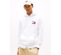 Hoodie mit Label-Print L men Weiss
