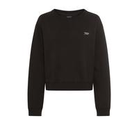 Tommy Jeans Relaxed Fit Sweatshirt aus Baumwoll-Mix in Black, Größe M