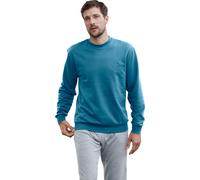Sweatshirt CATAMARAN, Herren, Gr. 52/54, blau (topas), 100% Baumwolle, unifarben, Rundhals, Sweatshirts Sweatshirt (63603438-52) topas