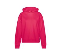 Sweatshirt TRIGEMA "TRIGEMA Dünner Oversize-Hoodie", Damen, Gr. L, orange (koralle), 50% Baumwolle, 50% Polyester, Basic, Sweatshirts Sweatshirt (45718633-L) koralle
