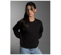 Sweatshirt TRIGEMA "TRIGEMA Dünnes Sweatshirt" Gr. XS, schwarz Damen Sweatshirts (63304451-XS) schwarz