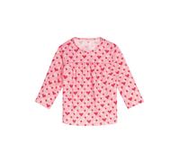 Sweatshirt TRIGEMA "TRIGEMA Langarmshirt mit süßem Herzchen-Muster", Mädchen, Gr. 92, rosa (rosé), 100% Baumwolle, Basic, Sweatshirts Sweatshirt (46065522-92) rosé