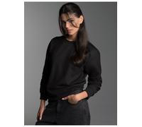 Trigema Damen 574501 Sweatshirt, Schwarz (Schwar, 48 (Herstellergröße: XL)