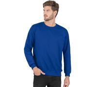 Sweatshirt TRIGEMA "TRIGEMA Sweatshirt", Herren, Gr. 4XL, blau (royal), 70% Baumwolle, 30% Polyester, Basic, Sweatshirts Sweatshirt (441245-4XL) royal