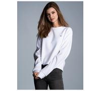 Sweatshirt TRIGEMA "TRIGEMA in Waffeloptik" Gr. M, weiß, Damen, 100% Baumwolle, Sweatshirts (55229544-M) weiß