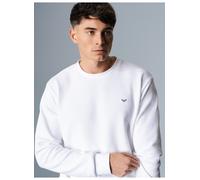 Sweatshirt TRIGEMA "TRIGEMA Sweatshirt in Waffeloptik", Herren, Gr. 3XL, weiß, Piqué, 100% Baumwolle, Rundhals, Sweatshirts Sweatshirt (71669510-XXXL) weiß