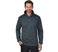 Sweatshirt TRIGEMA "TRIGEMA mit Reißverschluss" Gr. M, grau (anthrazit) Herren Sweatshirts (764304-M)