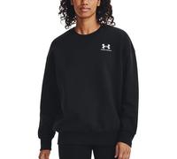 Under Armour Essential Fleece Os Crew Sweatshirt Schwarz L Damen