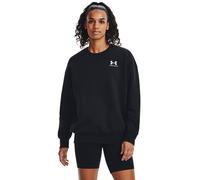 Under Armour Essential Fleece Os Crew Sweatshirt Schwarz L Damen