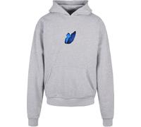 Sweatshirt "Upscale by Mister Tee Unisex Le Papillon Heavy Oversize Hoody", Herren, Gr. XL, grau, 100% Baumwolle, UPSCALE BY MISTER TEE, bedruckt, Sweatshirts Sweatshirt (34301256-XL) grau