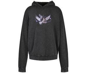 Sweatshirt "Upscale by Mister Tee Vive la Liberte Oversize Hoody", Herren, Gr. XL, acid schwarz, 100% Baumwolle, UPSCALE BY MISTER TEE, unifarben, Rundhals, Sweatshirts Sweatshirt (47648142-XL) acid s