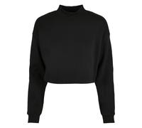 Urban Classics Cropped Oversized High Neck Crew Big Sweatshirt 3XL Black