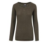 Urban Classics Ladies Long Wideneck Sweater Frauen in Gr. XS in Blau
