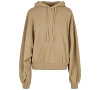 Sweatshirt URBAN CLASSICS "Urban Classics Damen Ladies Organic Oversized Terry Hoody", Damen, Gr. M/L, unionbeige, 100% Baumwolle, unifarben, Sweatshirts Sweatshirt (90534764-M) unionbeige