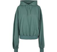 Rundhalspullover URBAN CLASSICS "Urban Classics Damen Ladies Organic Oversized Terry Hoody" Gr. XS/S, grün (paleleaf) Damen Pullover (20872965-XS) paleleaf
