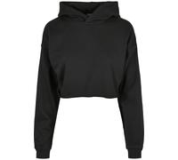 Urban Classics Ladies Oversized Cropped Hoody in Gr. XL in Schwarz