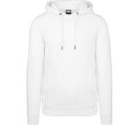 Sweatshirt URBAN CLASSICS "Urban Classics Herren Basic Sweat Hoody", Herren, Gr. L, weiß, 63% Baumwolle, 37% Polyester, unifarben, Rundhals, Sweatshirts Sweatshirt (12756662-L) weiß