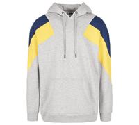 Urban Classics Oversize 3-Tone Hoody in Gr. M in Grau