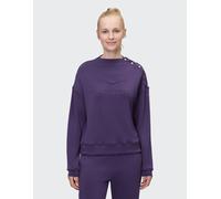 Sweatshirt VENICE BEACH "SWEATSHIRT CODY", Damen, Gr. L (42), lila (eggplant), Obermaterial: 50% Polyester, 45% Modal, 5% Elasthan, Sweatshirts Sweatshirt (19968821-L)