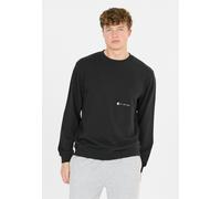 Sweatshirt VIRTUS "Kayden", Herren, Gr. M, schwarz, 60% Baumwolle, 40% Polyester, unifarben, normal, Rundhals, Sweatshirts Sweatshirt, aus superweichem, atmungsaktivem Material (26342231-M) schwarz