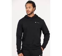 Sweatshirt VIRTUS "Marten", Herren, Gr. L, schwarz, 45% Polyester, 35% Baumwolle, 20% Polyester, unifarben, normal, ohne Ausschnitt, Sweatshirts Sweatshirt, mit recyceltem Polyester und weicher Baumwo