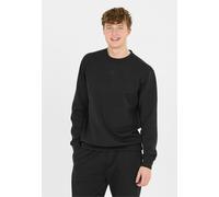 Sweatshirt VIRTUS "Taro", Herren, Gr. 3XL, schwarz, 78% Polyester, 17% Viskose, 5% Elasthan, unifarben, normal, Rundhals, Sweatshirts Sweatshirt, im angesagten Crewneck-Design (82759129-XXXL) schwarz