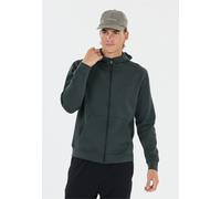 Sweatshirt VIRTUS "Taro V2", Herren, Gr. L, grün (dunkelgrün), 78% Polyester, 17% Viskose, 5% Elasthan, unifarben, normal, hoch geschlossener Ausschnitt, Sweatshirts Sweatshirt, Komfort (31622138-L) d