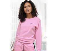 Sweatshirt VIVANCE, Damen, Gr. 32/34, rosa, Sweatware, Obermaterial: 60% Baumwolle, 40% Polyester, bestickt, unifarben, lässig geschnitten hüftlang, Rundhals, Rippbündchen, Sweatshirts Sweatshirt, mit