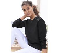 VIVANCE Sweatshirt Damen schwarz Gr.36/38