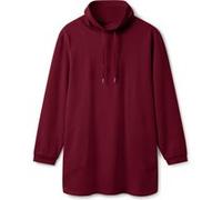 Sweatshirt SHEEGO "Große Größen" Gr. 52/54, rot (weinrot) Damen Sweatshirts (96549222-52) weinrot