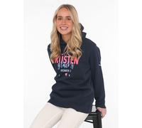 Sweatshirt ZWILLINGSHERZ, Damen, Gr. L/XL (L/XL), blau (navy), Sweatware, Obermaterial: 50% Baumwolle, 50% Polyester, unifarben, normal normal, ohne Ausschnitt, angesetztes Bündchen, Sweatshirts Sweat