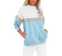 Sweatshirts für Damen, Rundhalsausschnitt, lange Ärmel, Pullover, Tops, Grafik, Mädchenpullover, übergroß, leicht, Kapuzenpullover, Fleece, Herbstkleidung, A-gn1, M