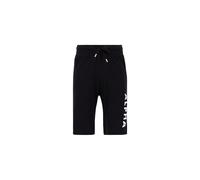 Sweatshorts ALPHA INDUSTRIES "Alpha Jersey Short", Herren, Gr. 3XL, Normalgrößen, schwarz, Obermaterial: 100% Baumwolle, Hosen Sweatshorts (51732445-XXXL) schwarz