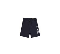 Sweatshorts ALPHA INDUSTRIES "Alpha Jersey Short", Herren, Gr. XXL, Normalgrößen, blau (rep.blau), Obermaterial: 100% Baumwolle, Hosen Sweatshorts (12318705-XXL) rep.blau