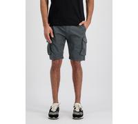 Sweatshorts ALPHA INDUSTRIES "Cotton Twill Jogger Short", Herren, Gr. M, Normalgrößen, grau (vintage grau), Obermaterial: 98% Baumwolle, 2% Elastan, Hosen Sweatshorts (74258830-M) vintage grau