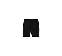 Sweatshorts ALPHA INDUSTRIES "Cotton Twill Jogger Short", Herren, Gr. S, Normalgrößen, schwarz, Obermaterial: 98% Baumwolle, 2% Elastan, Hosen Sweatshorts (70768011-S) schwarz