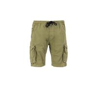 Sweatshorts ALPHA INDUSTRIES "Cotton Twill Jogger Short", Herren, Gr. XXL, Normalgrößen, grün (olive), Obermaterial: 98% Baumwolle, 2% Elastan, Hosen Sweatshorts (87937144-XXL) olive