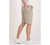 Sweatshorts ALPHA INDUSTRIES "Jersey Short", Herren, Gr. 3XL, N-Gr, beige (vintage sand), angeraute Sweatware, Obermaterial: 100% Baumwolle, bedruckt, schmal, Hosen Sweatshorts (66076334-XXXL) vintage