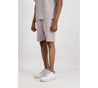 Sweatshorts ALPHA INDUSTRIES "Organics Jogger Short", Herren, Gr. XS, Normalgrößen, grau (organic grau), Obermaterial: 100% Baumwolle, Hosen Sweatshorts (27101066-XS) organic grau
