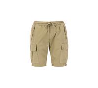 Sweatshorts ALPHA INDUSTRIES "Ripstop Jogger Short", Herren, Gr. XL, Normalgrößen, beige (sand), Obermaterial: 100% Baumwolle, Hosen Sweatshorts (10255629-XL)