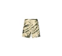 Sweatshorts ALPHA INDUSTRIES "Tie Dye Shorts", Herren, Gr. S, Normalgrößen, grün (schwarz olive), Obermaterial: 80% Baumwolle, 20% Polyester, Hosen Sweatshorts (15502164-S) schwarz olive