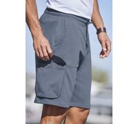 Sweatshorts AUTHENTIC LE JOGGER "kurze Sweathose", Herren, Gr. 3XL (64/66), N-Gr, blau, Sweatware, Obermaterial: 60% Baumwolle, 40% Polyester, unifarben, regular fit ca. Mitte Knie, Hosen Sweatshorts,