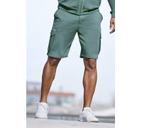 Sweatshorts AUTHENTIC LE JOGGER "kurze Sweathose", Herren, Gr. XXL (60/62), N-Gr, grün, Sweatware, Obermaterial: 60% Baumwolle, 40% Polyester, unifarben, regular fit ca. Mitte Knie, Hosen Sweatshorts,