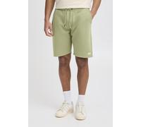 Blend Regular Fit Sweatshorts mit Label-Patch in Oliv, Größe XL