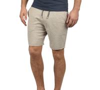 Sweatshorts BLEND "BHJulio", Herren, Gr. XXL, US-Größen, beige (sand mix), Sweatware, 75% Baumwolle, 25% Polyester, unifarben, regular fit kurz, Hosen Sweatshorts, Kurze Hose mit kontrastfarbenen Bund